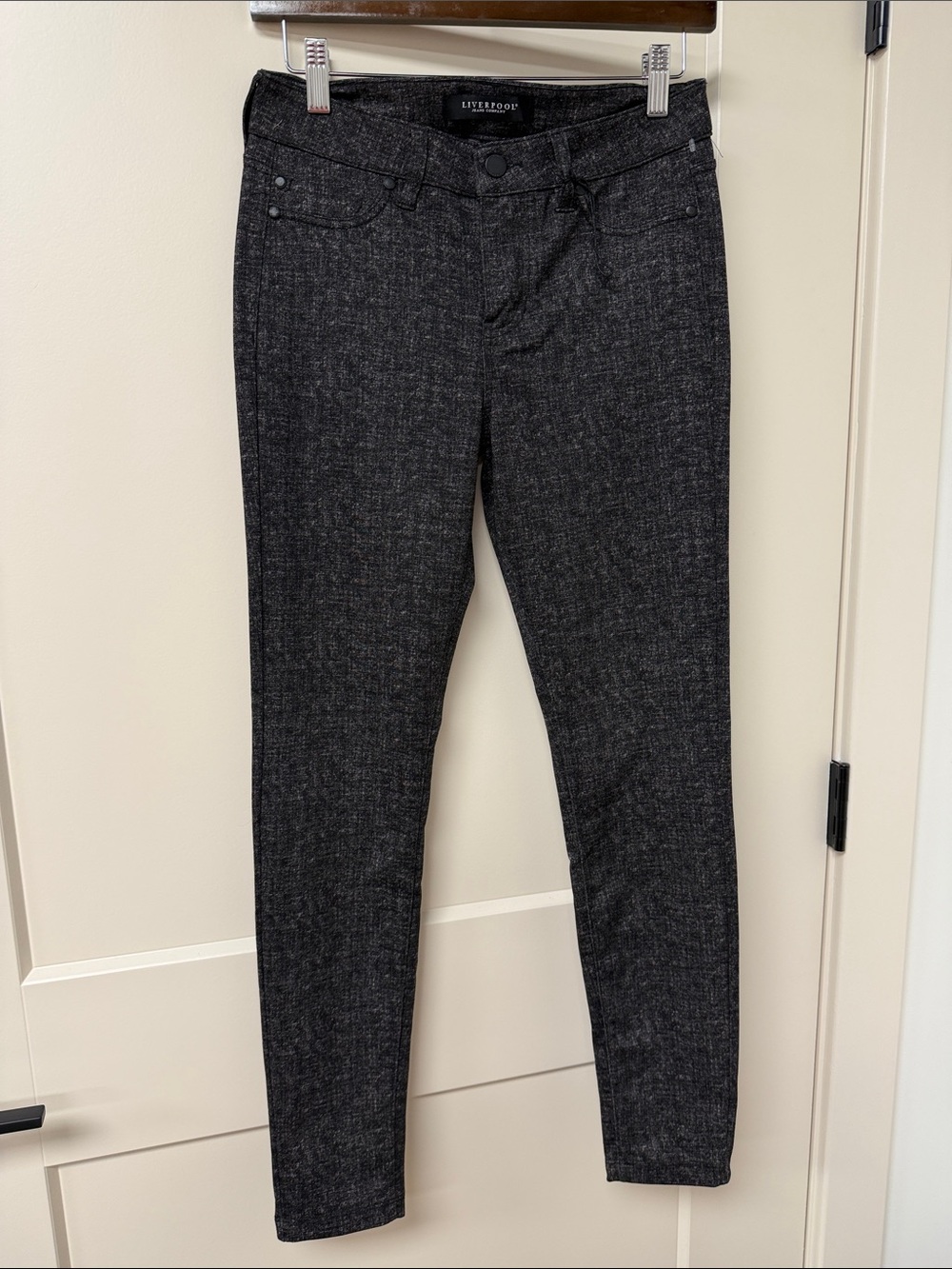 Liverpool Jeans Company Charcoal Heather Skinny Pants